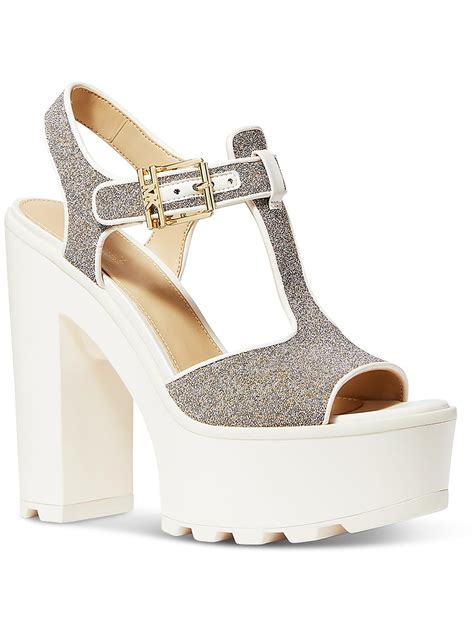 michael michael kors women's sinead platform sandals|Michael Kors high heels sandals.